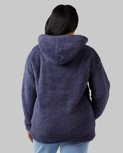 WOMEN'S SOFT SHERPA PULLOVER HOODIE