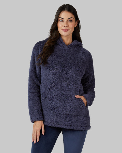 WOMEN'S SOFT SHERPA PULLOVER HOODIE
