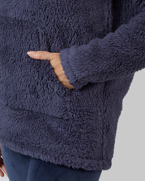 WOMEN'S SOFT SHERPA PULLOVER HOODIE