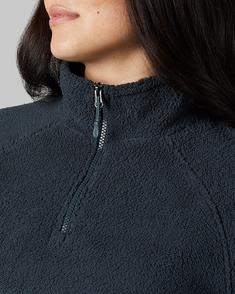 WOMEN'S SHORTHAIR SHERPA 1/4 ZIP TOP