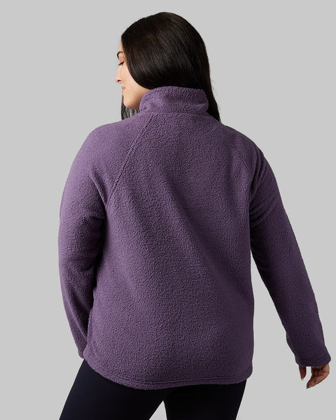 WOMEN'S SHORTHAIR SHERPA 1/4 ZIP TOP