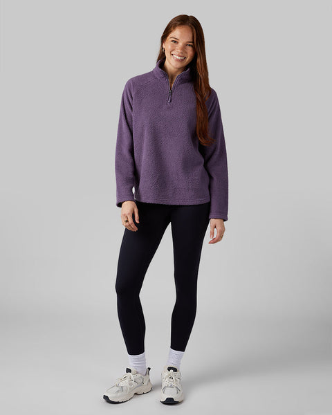 WOMEN'S SHORTHAIR SHERPA 1/4 ZIP TOP