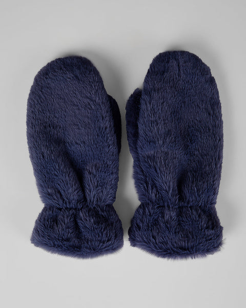WOMEN'S PLUSH FUR MITTENS
