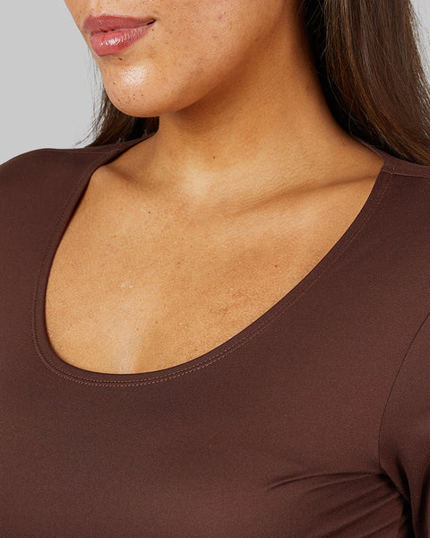 WOMEN'S LIGHTWEIGHT BASELAYER SCOOP TOP
