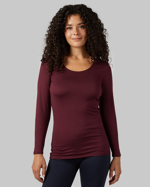 WOMEN'S LIGHTWEIGHT BASELAYER SCOOP TOP