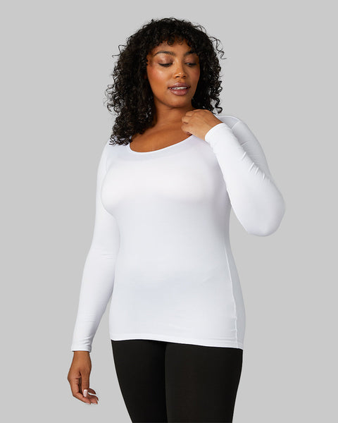 WOMEN'S LIGHTWEIGHT BASELAYER SCOOP TOP