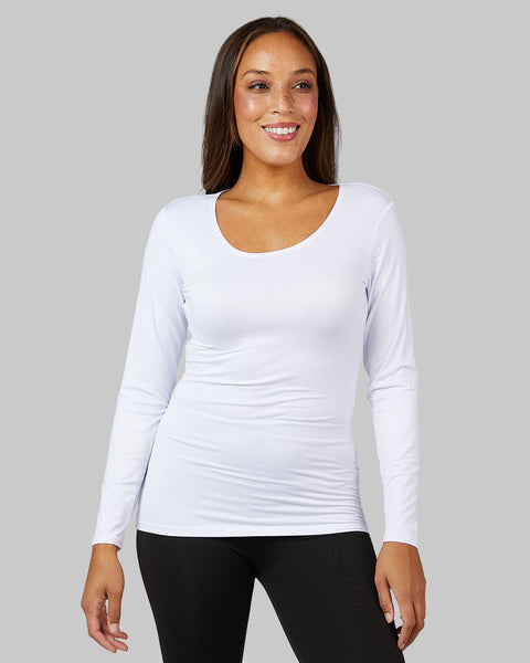 WOMEN'S LIGHTWEIGHT BASELAYER SCOOP TOP