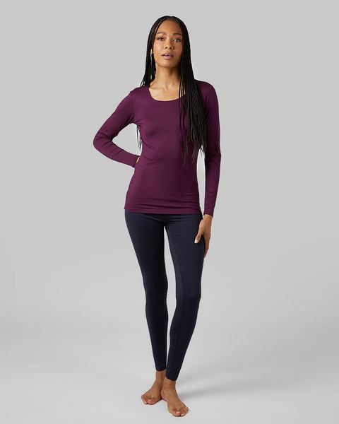 WOMEN'S LIGHTWEIGHT BASELAYER SCOOP TOP