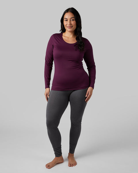 WOMEN'S LIGHTWEIGHT BASELAYER SCOOP TOP