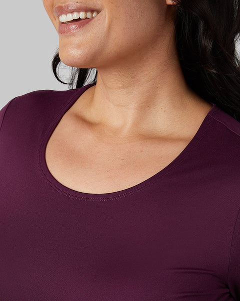 WOMEN'S LIGHTWEIGHT BASELAYER SCOOP TOP