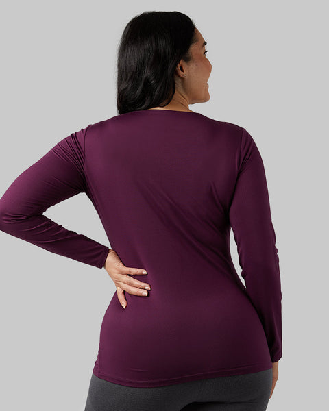 WOMEN'S LIGHTWEIGHT BASELAYER SCOOP TOP