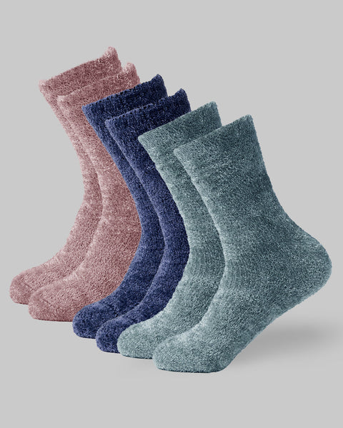 WOMEN'S 3-PACK COZY LOUNGE SOCKS