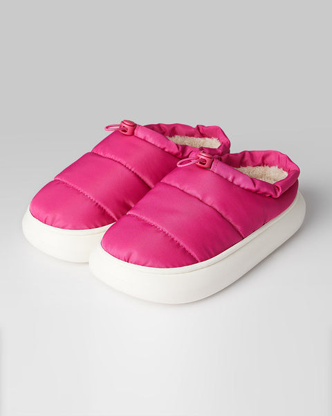 WOMEN'S INDOOR-OUTDOOR PUFFER SLIPPERS