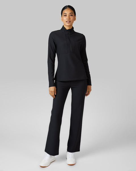 WOMEN'S ACTIVE RIB ½ ZIP TOP