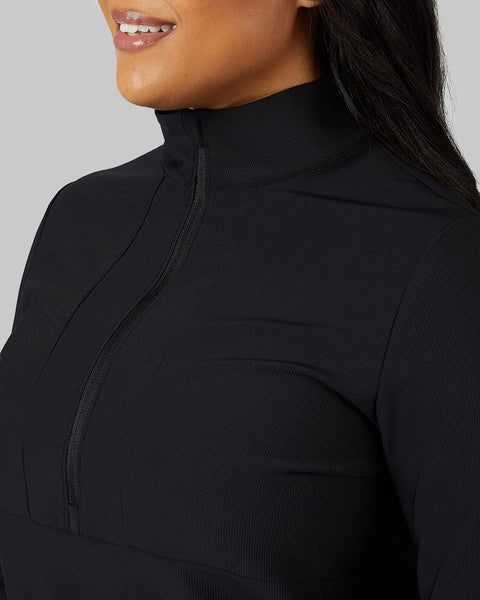 WOMEN'S ACTIVE RIB ½ ZIP TOP