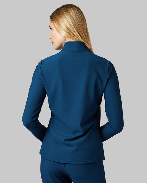 WOMEN'S ACTIVE RIB ½ ZIP TOP