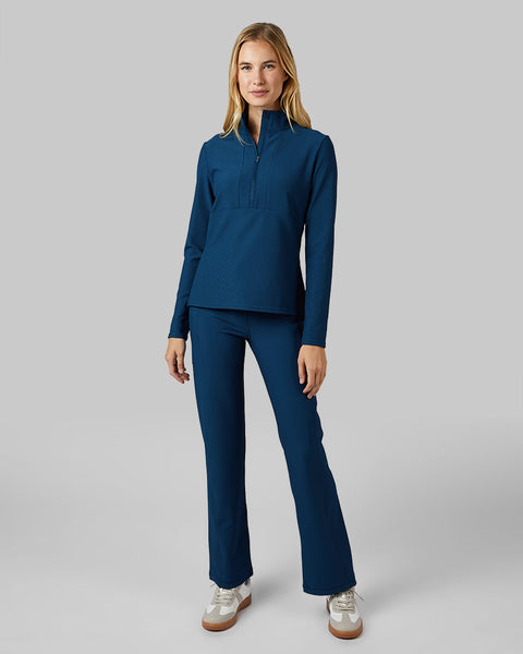 WOMEN'S ACTIVE RIB ½ ZIP TOP