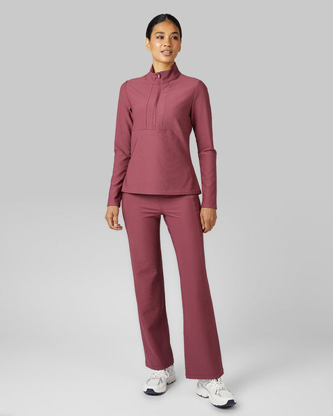 WOMEN'S ACTIVE RIB ½ ZIP TOP