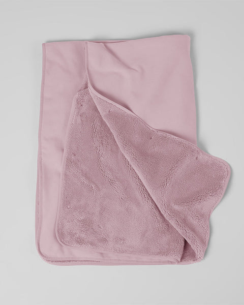 WOMEN'S FLEECE-LINED SHERPA WEARABLE BLANKET