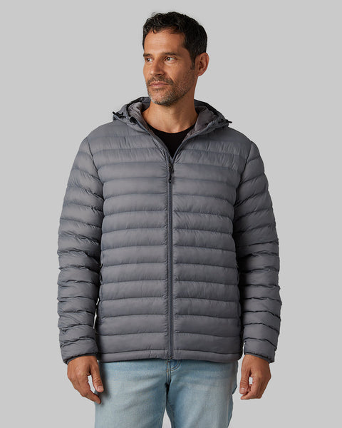 MEN'S LIGHTWEIGHT PACKABLE HOODED JACKET