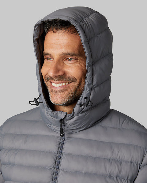 MEN'S LIGHTWEIGHT PACKABLE HOODED JACKET