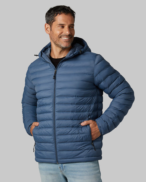 MEN'S LIGHTWEIGHT PACKABLE HOODED JACKET