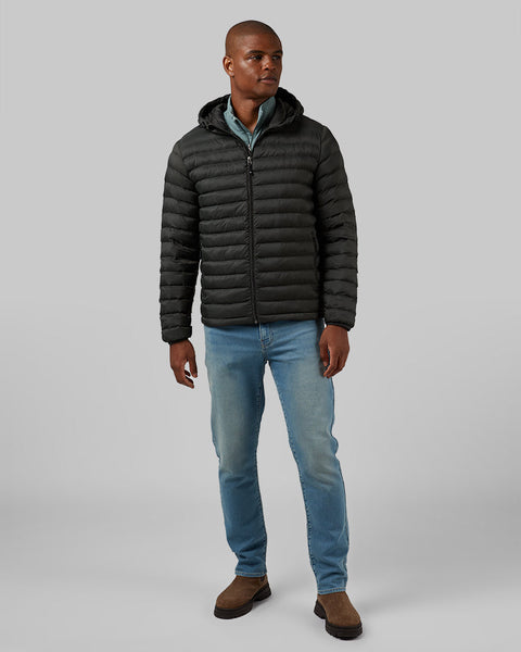 MEN'S LIGHTWEIGHT PACKABLE HOODED JACKET