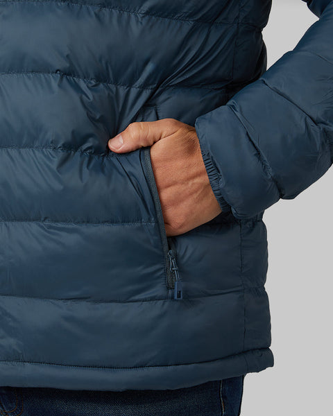 MEN'S HOODED SHERPA-LINED JACKET