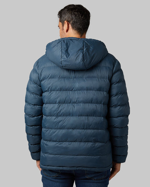 MEN'S HOODED SHERPA-LINED JACKET