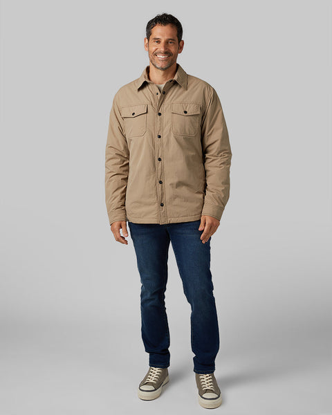 MEN'S COMMUTER TECH FLEECE-LINED SHIRT JACKET