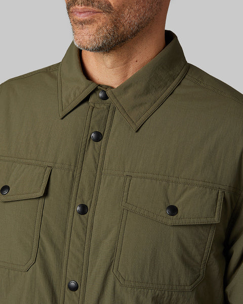 MEN'S COMMUTER TECH FLEECE-LINED SHIRT JACKET
