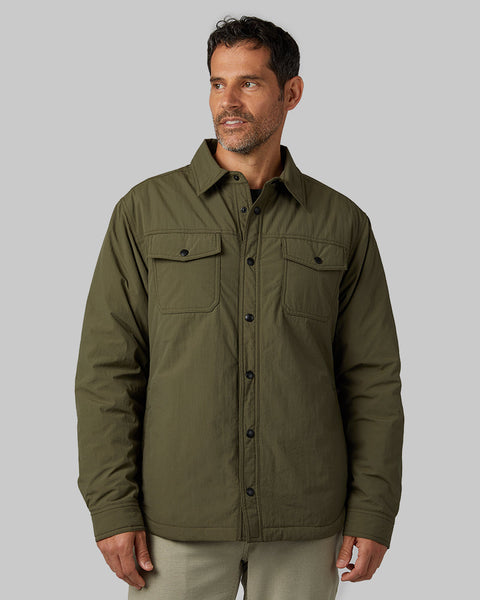 MEN'S COMMUTER TECH FLEECE-LINED SHIRT JACKET