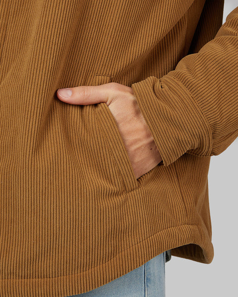 MEN'S SHERPA-LINED CORDUROY SHIRT JACKET