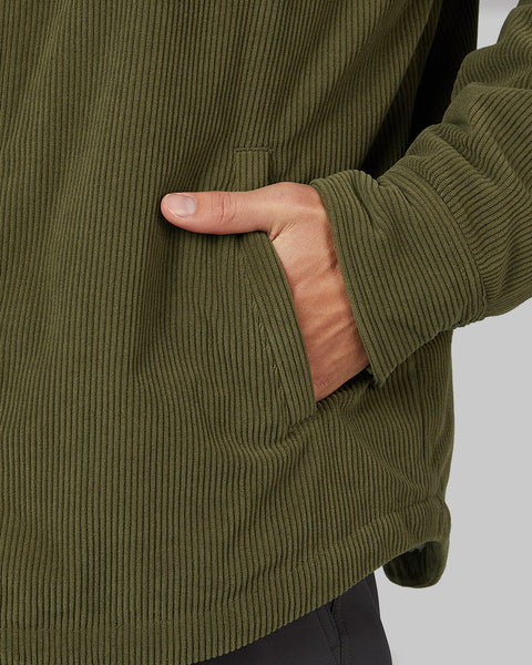 MEN'S SHERPA-LINED CORDUROY SHIRT JACKET