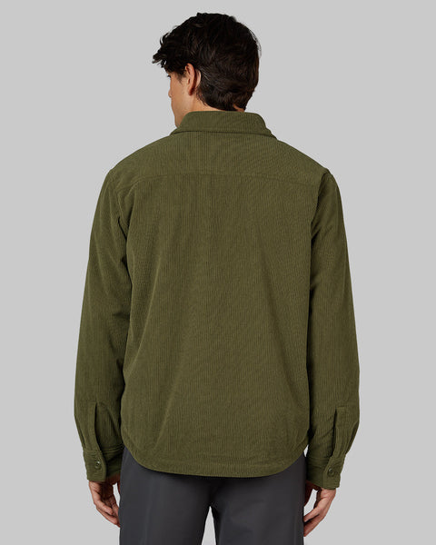 MEN'S SHERPA-LINED CORDUROY SHIRT JACKET