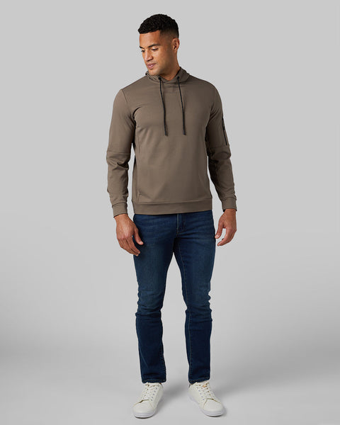 MEN'S SOFT STRETCH TERRY PULLOVER HOODIE