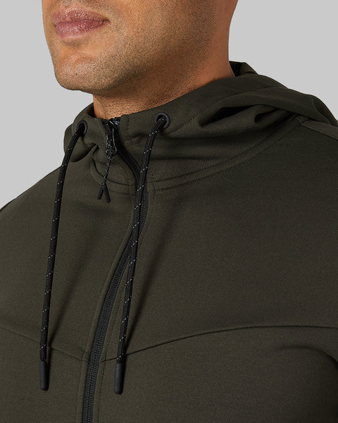 MEN'S SOFT STRETCH TERRY FULL-ZIP HOODIE