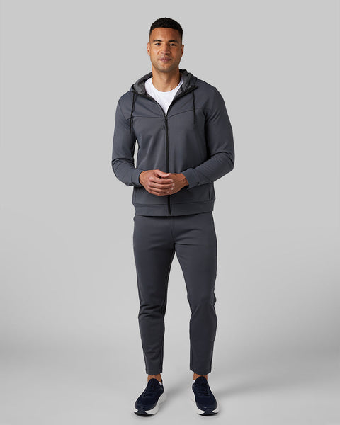 MEN'S SOFT STRETCH TERRY FULL-ZIP HOODIE
