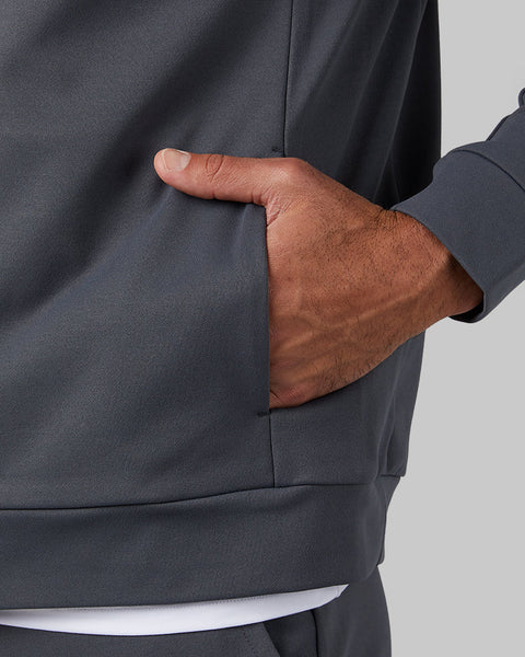 MEN'S SOFT STRETCH TERRY FULL-ZIP HOODIE