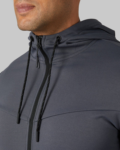 MEN'S SOFT STRETCH TERRY FULL-ZIP HOODIE