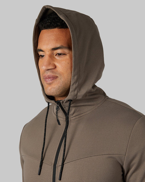 MEN'S SOFT STRETCH TERRY FULL-ZIP HOODIE