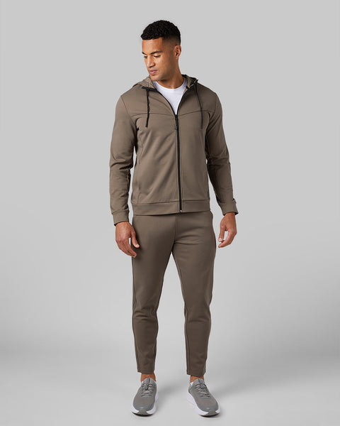 MEN'S SOFT STRETCH TERRY FULL-ZIP HOODIE