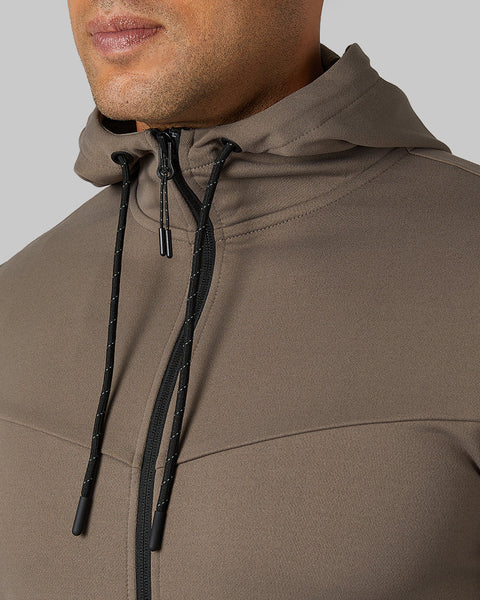 MEN'S SOFT STRETCH TERRY FULL-ZIP HOODIE