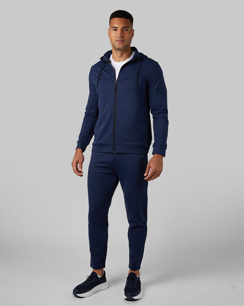 MEN'S SOFT STRETCH TERRY FULL-ZIP HOODIE
