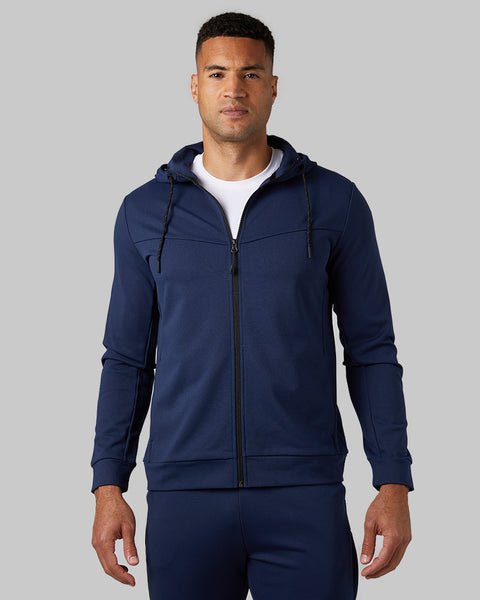 MEN'S SOFT STRETCH TERRY FULL-ZIP HOODIE