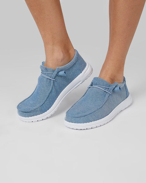 WOMEN'S CANVAS SLIP-ON SHOES