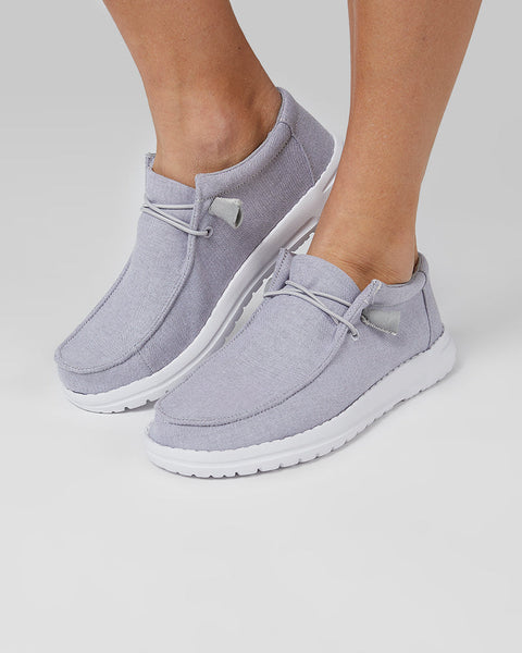 WOMEN'S CANVAS SLIP-ON SHOES