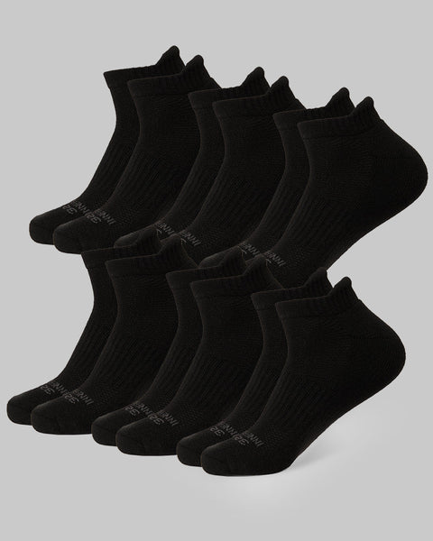 MEN'S 6-PACK COOL COMFORT ANKLE RUNNING SOCKS
