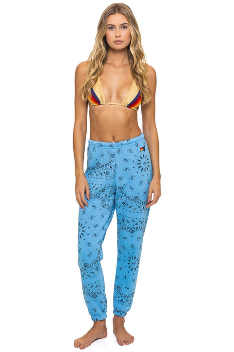 BANDANA SWEATPANTS - SKY