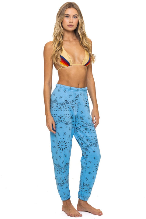 BANDANA SWEATPANTS - SKY